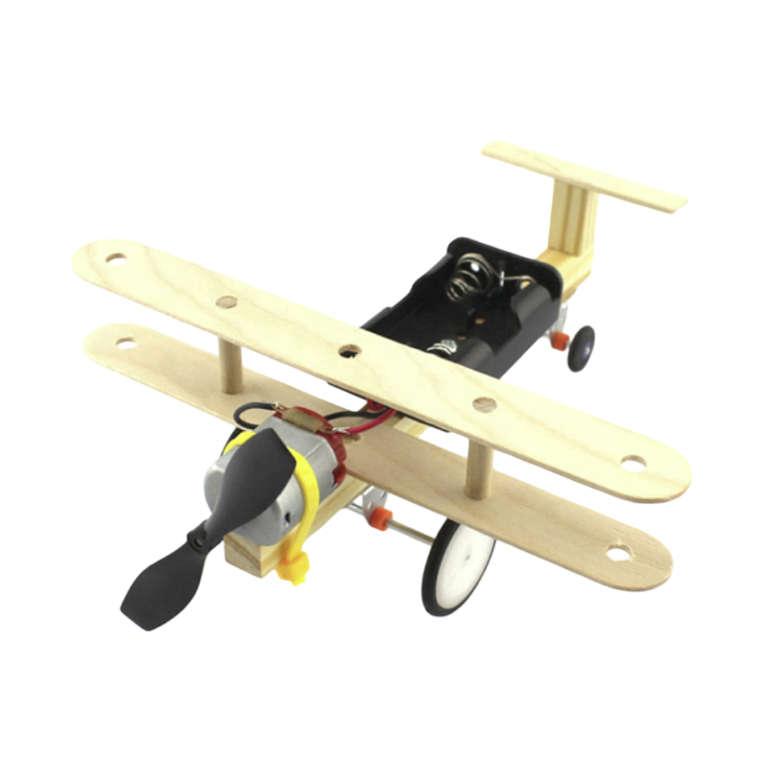 DIY Educational Toy Kit Single Propeller Glider Plane