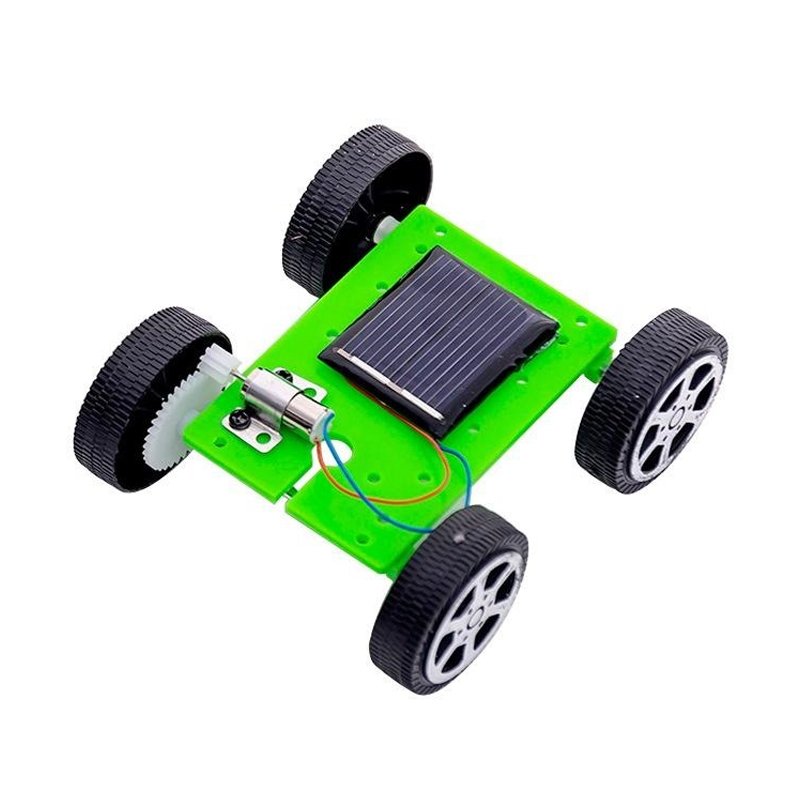 Pro-Range Solar Toys For Kids 1 Set Mini Powered Toy DIY Solar Powered Toy DIY Car Kit Children Educational Gadget Hobby Funny